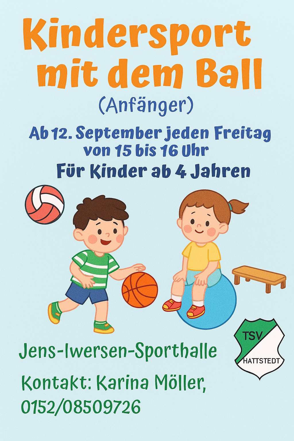 Kindersport am Ball