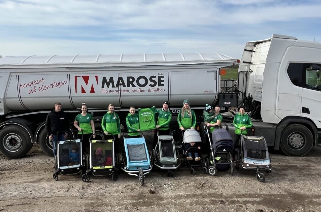 Kinderwagen-Fitness dankt Marcel Marose